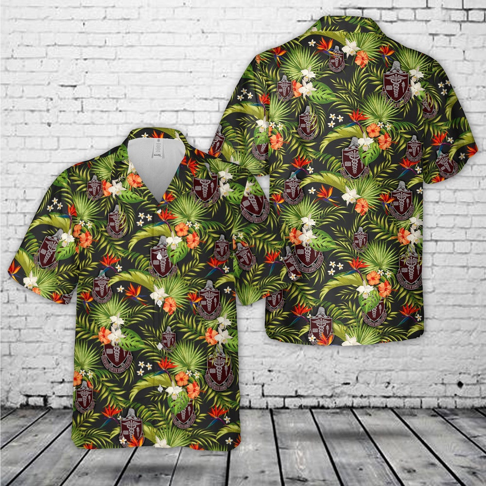 Army Hawaiian Shirt, US Army Walter Reed Army Medical Center Hawaiian Shirt, Veteran Hawaiian Shirts