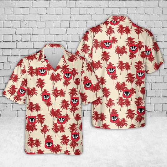 Army Hawaiian Shirt, US Army Wisconsin Army National Guard Hawaiian Shirt, Veteran Hawaiian Shirts