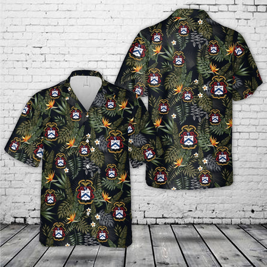 Army Hawaiian Shirt, United States Army Command And General Staff College (Usacgsc) Hawaiian Shirt, Military Aloha Shirts