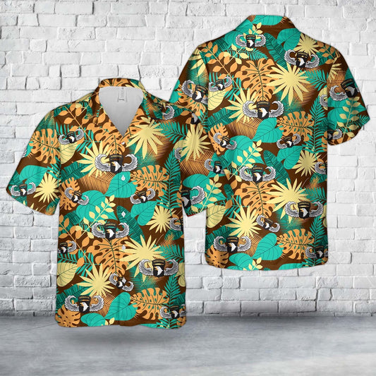 Army Hawaiian Shirt, Us Army 101St Airborne Jump Wings Hawaiian Shirt, Military Aloha Shirts