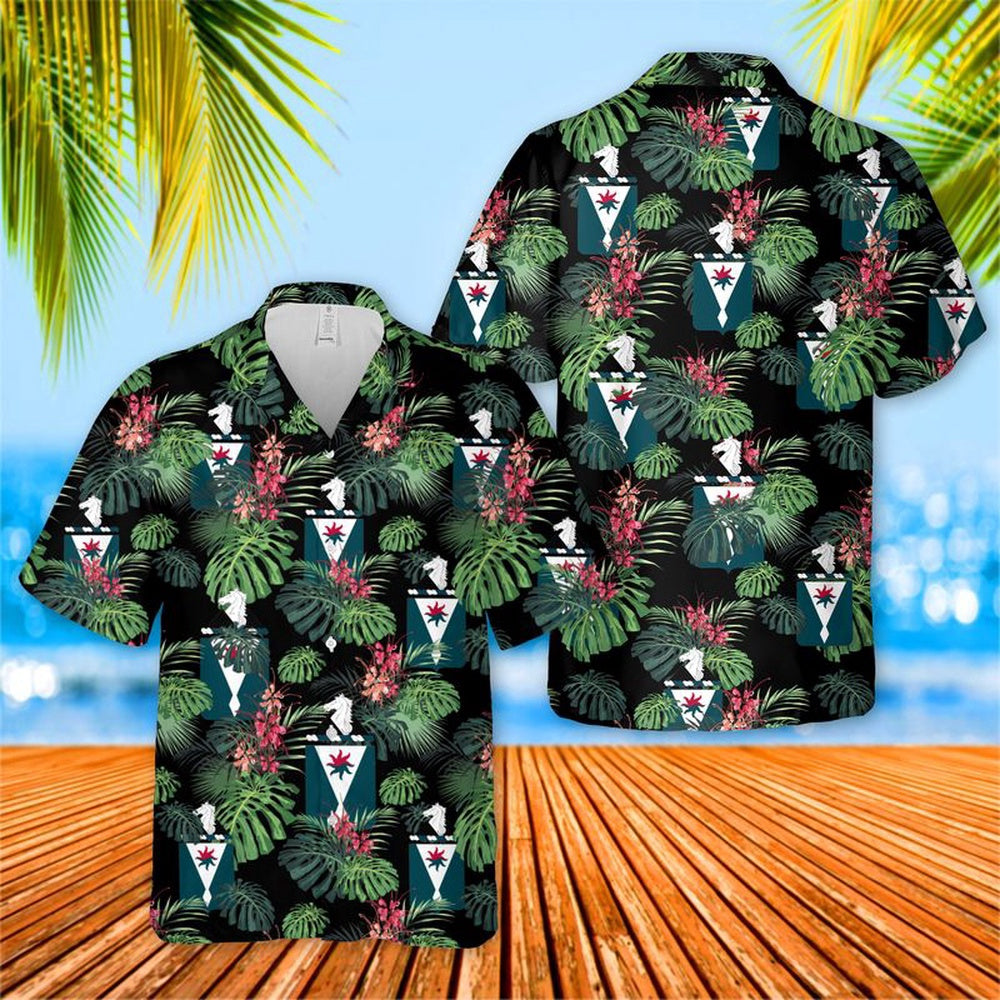 Army Hawaiian Shirt, Us Army 101St Aviation Regiment Hawaiian Shirt, Military Aloha Shirts