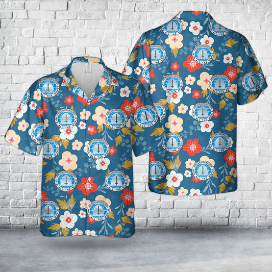 Army Hawaiian Shirt, Us Army 142Nd Military Intelligence Battalion Hawaiian Shirt, Military Aloha Shirts