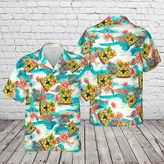 Army Hawaiian Shirt, Us Army 149Th Armored Regiment Men And Steel Hawaiian Shirt, Military Aloha Shirts