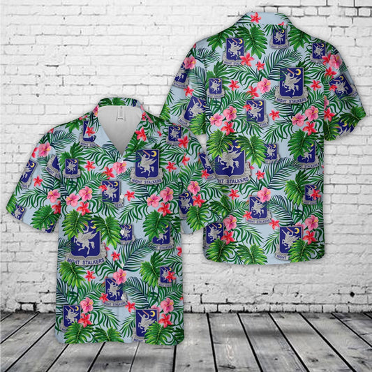 Army Hawaiian Shirt, Us Army 160Th Soar Mh-60K Black Hawk Hawaiian Shirt, Military Aloha Shirts