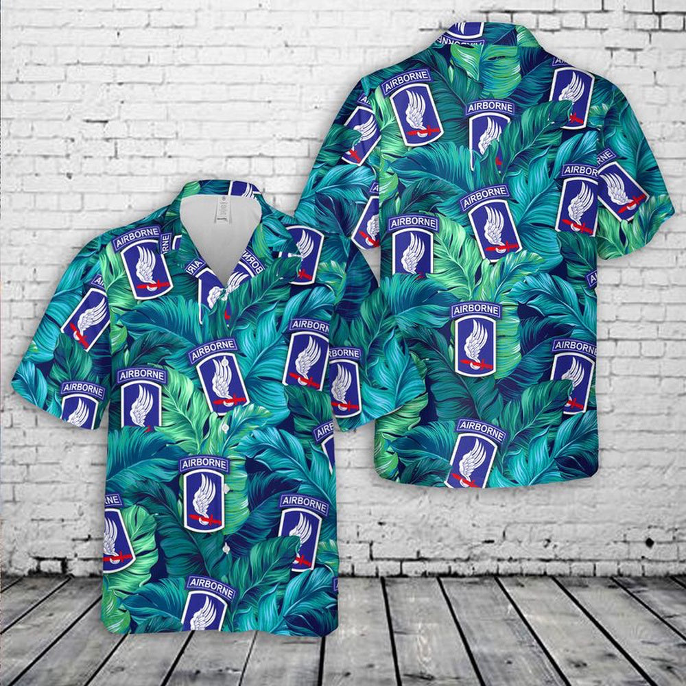 Army Hawaiian Shirt, Us Army 173Rd Airborne Brigade Hawaiian Shirt, Military Aloha Shirts