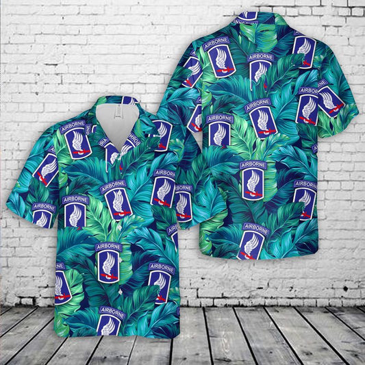 Army Hawaiian Shirt, Us Army 173Rd Airborne Brigade Hawaiian Shirt, Military Aloha Shirts