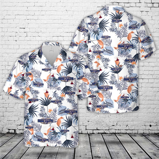 Army Hawaiian Shirt, Us Army 18Th Airborne Combat Infantry Airborne Badge Army Cib Hawaiian Shirt, Military Aloha Shirts