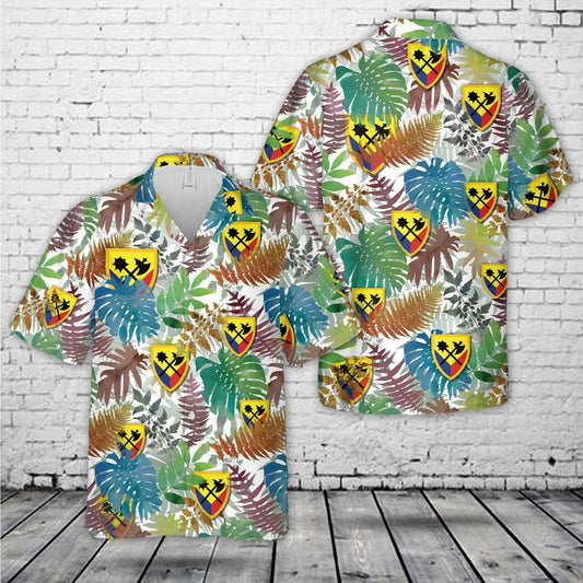 Army Hawaiian Shirt, Us Army 194Th Armored Brigade Hawaiian Shirt, Military Aloha Shirts