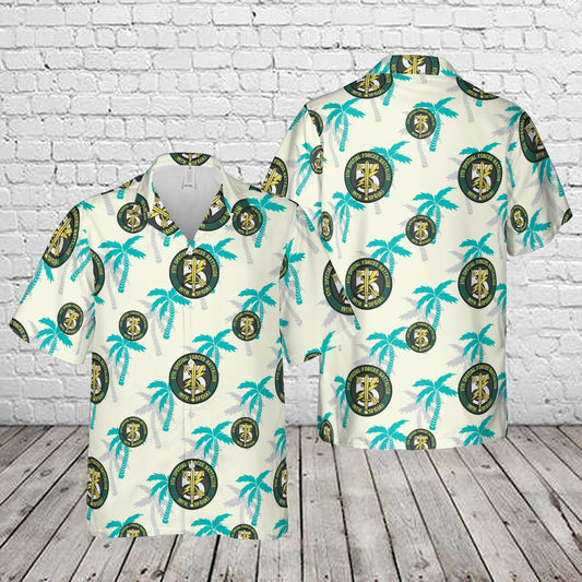 Army Hawaiian Shirt, Us Army 19Th Special Forces Group Airborne 5Th Battalion A-Team Hawaiian Shirt, Military Aloha Shirts