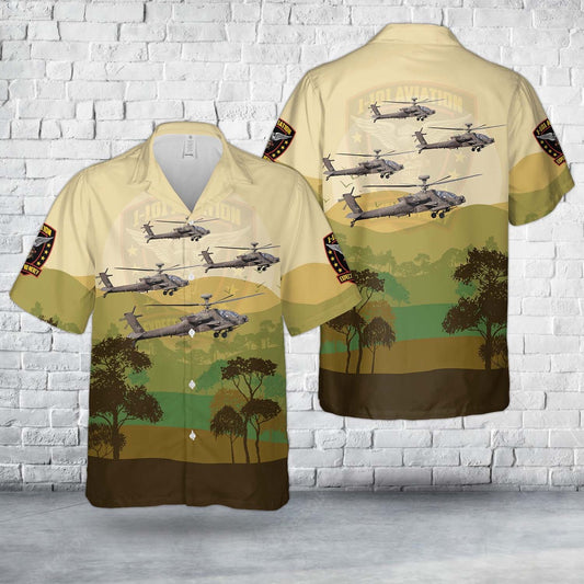 Army Hawaiian Shirt, Us Army 1St Battalion, 101St Aviation Regiment Expect No Mercy Hawaiian Shirt, Military Aloha Shirts