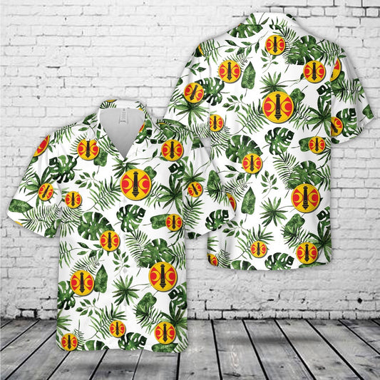Army Hawaiian Shirt, Us Army 210Th Field Artillery Brigade Hawaiian Shirt, Military Aloha Shirts