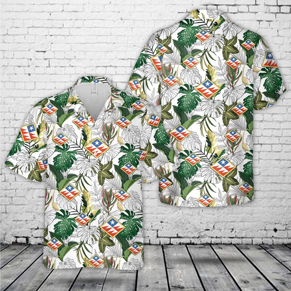 Army Hawaiian Shirt, Us Army 261St Theater Tactical Signal Brigade Hawaiian Shirt, Military Aloha Shirts