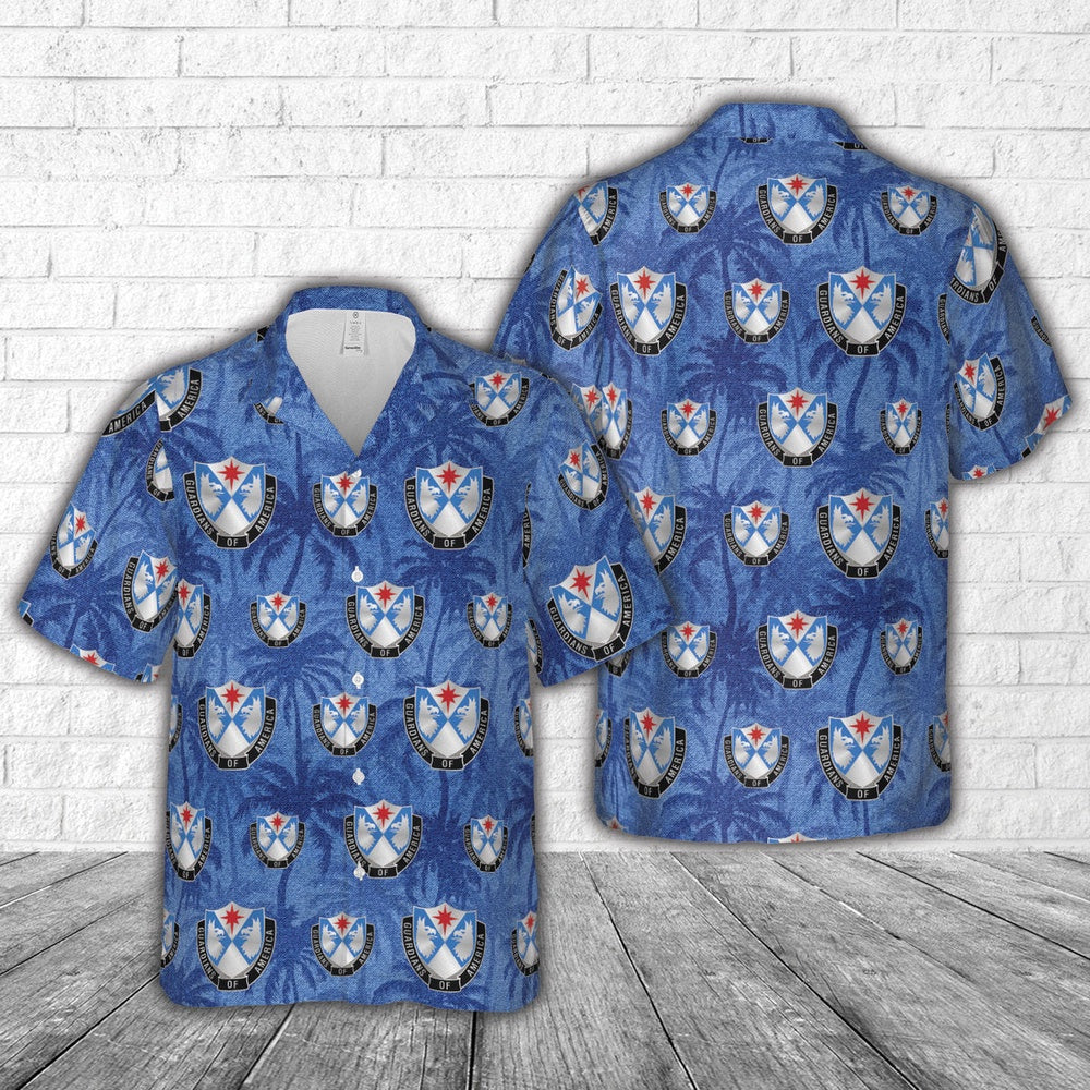 Army Hawaiian Shirt, Us Army 308Th Military Intelligence Battalion Hawaiian Shirt, Military Aloha Shirts