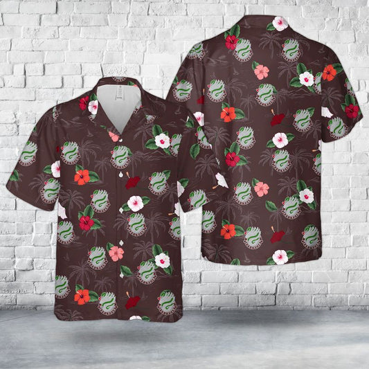 Army Hawaiian Shirt, Us Army 326Th Medical Battalion Hawaiian Shirt, Military Aloha Shirts