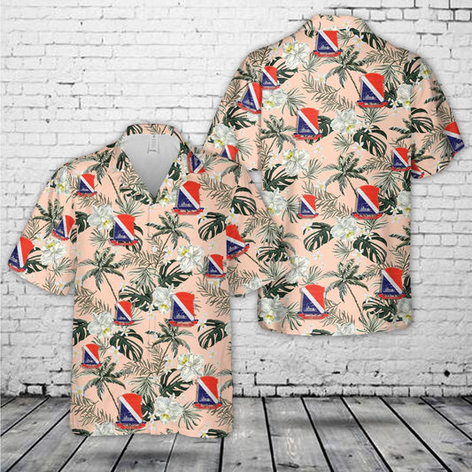 Army Hawaiian Shirt, Us Army 442Nd Infantry Regiment Hawaiian Shirt, Military Aloha Shirts