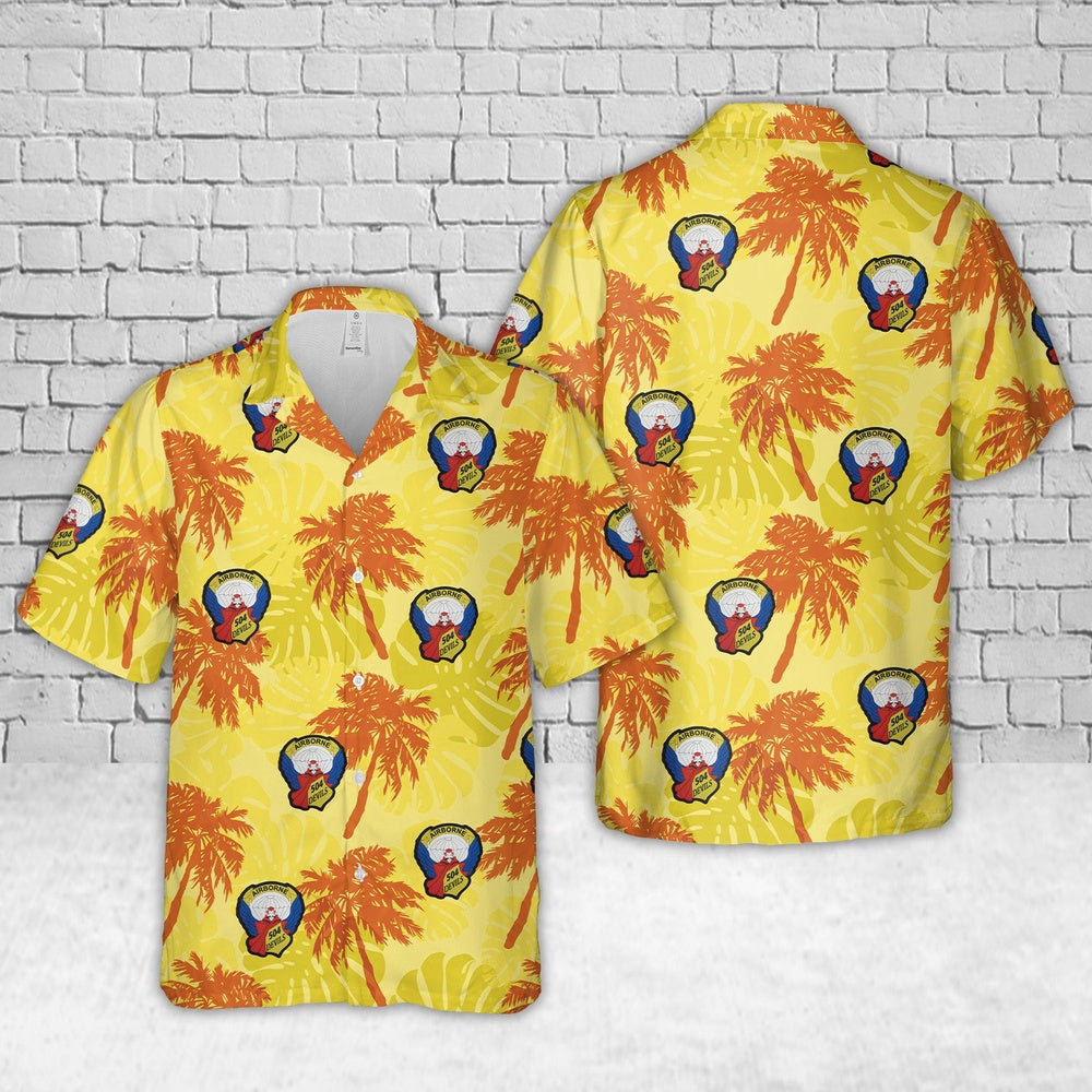 Army Hawaiian Shirt, Us Army 504Th Parachute Infantry Regiment (504Th Pir) Hawaiian Shirt, Military Aloha Shirts