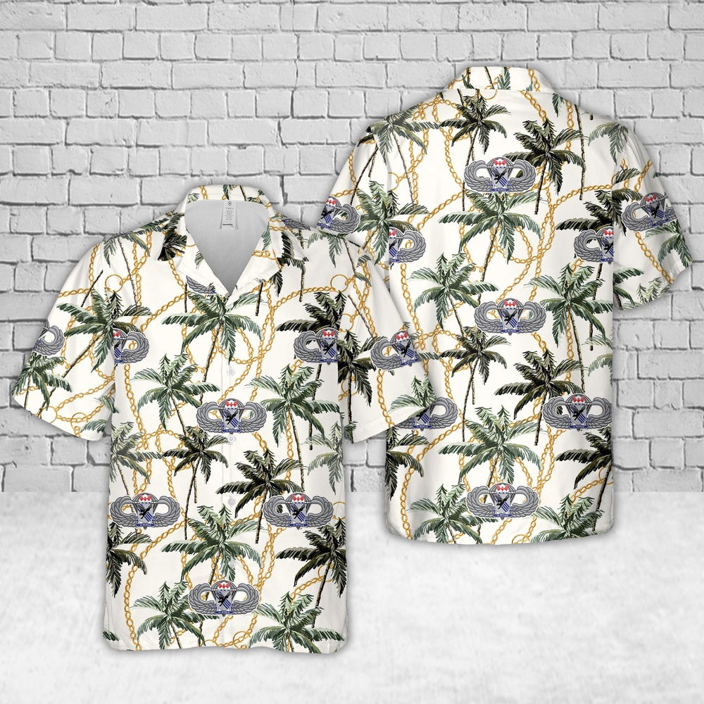 Army Hawaiian Shirt, Us Army 505Th Parachute Infantry Regiment Army Airborne Wings Hawaiian Shirt, Military Aloha Shirts