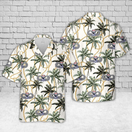 Army Hawaiian Shirt, Us Army 505Th Parachute Infantry Regiment Army Airborne Wings Hawaiian Shirt, Military Aloha Shirts