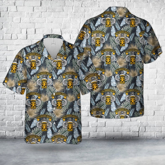 Army Hawaiian Shirt, Us Army 509Th Parachute Infantry Regiment Airborne With Master Wing Hawaiian Shirt, Military Aloha Shirts