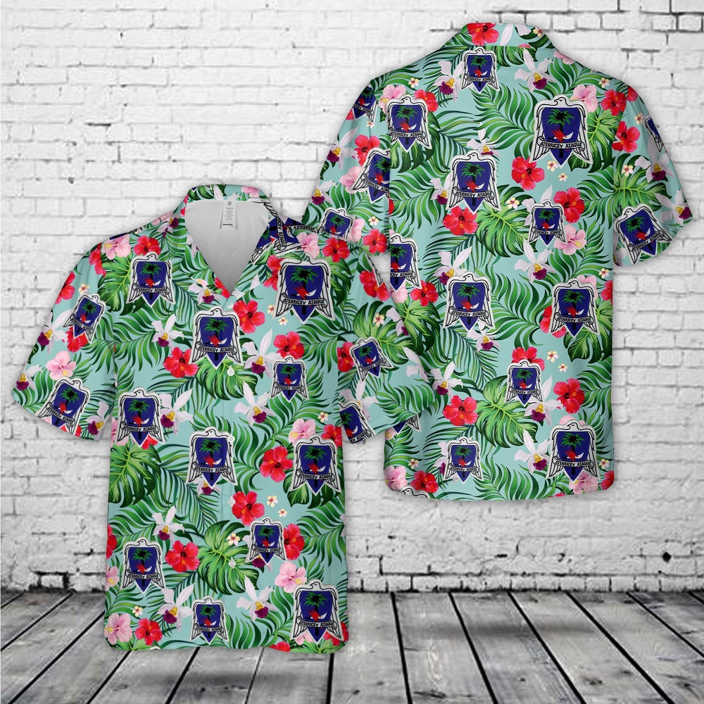 Army Hawaiian Shirt, Us Army 551St Parachute Infantry Regiment Airborne Hawaiian Shirt, Military Aloha Shirts