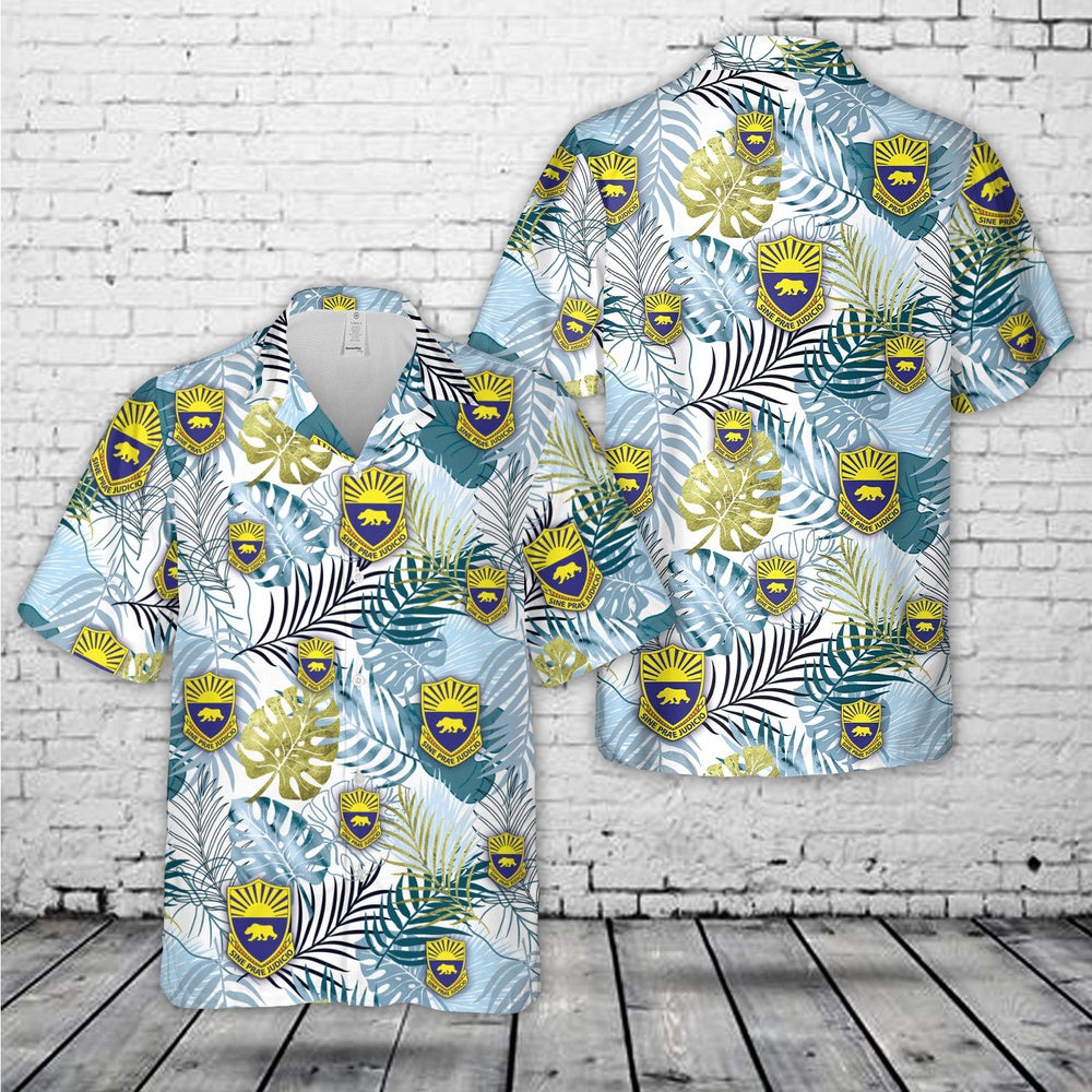 Army Hawaiian Shirt, Us Army 595Th Military Police Company (595Th Mp Co) Hawaiian Shirt, Military Aloha Shirts