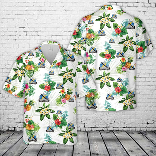 Army Hawaiian Shirt, Us Army 743Rd Military Intelligence Battalion Hawaiian Shirt, Military Aloha Shirts