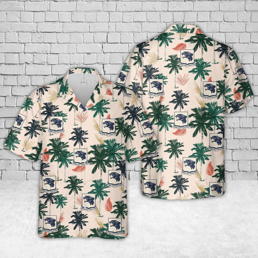 Army Hawaiian Shirt, Us Army 761St Tank Battalion Hawaiian Shirt, Military Aloha Shirts