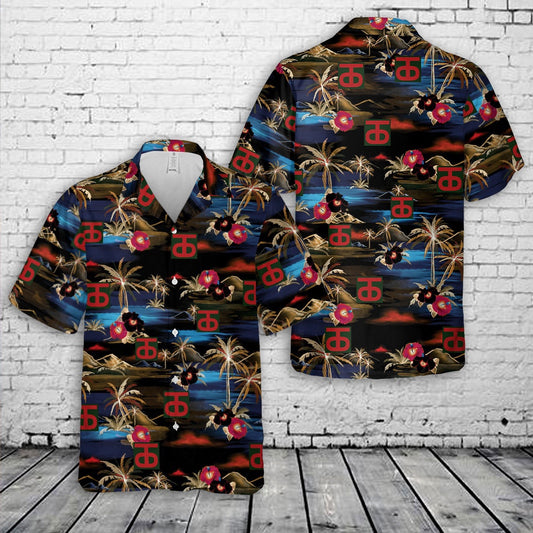 Army Hawaiian Shirt, Us Army 90Th Infantry Division Hawaiian Shirt, Military Aloha Shirts