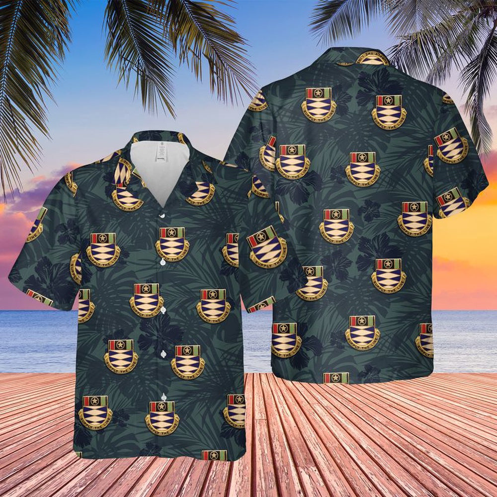 Army Hawaiian Shirt, Us Army 95Th Supply And Services Battalion Supply The Line Hawaiian Shirt, Military Aloha Shirts
