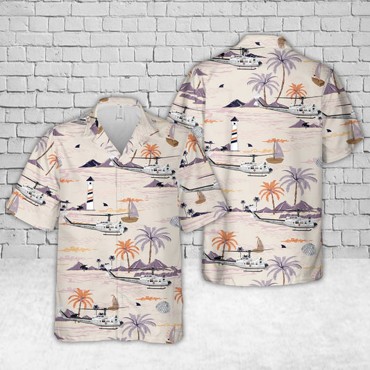 Army Hawaiian Shirt, Us Army Air Ambulance Detachment Uh-1V Iroquois Flat Iron Air Ambulancecrash-Rescue Hawaiian Shirt, Military Aloha Shirts