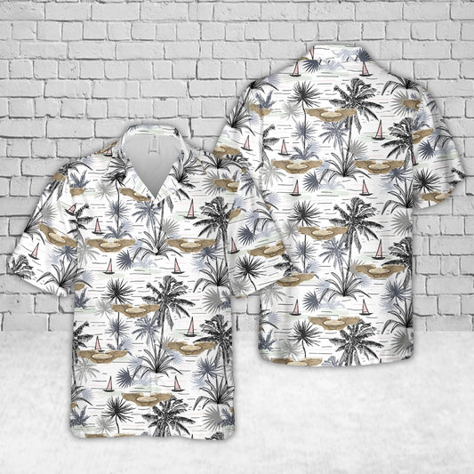 Army Hawaiian Shirt, Us Army Air Force Airship Pilots Wings In Wwii Hawaiian Shirt, Military Aloha Shirts