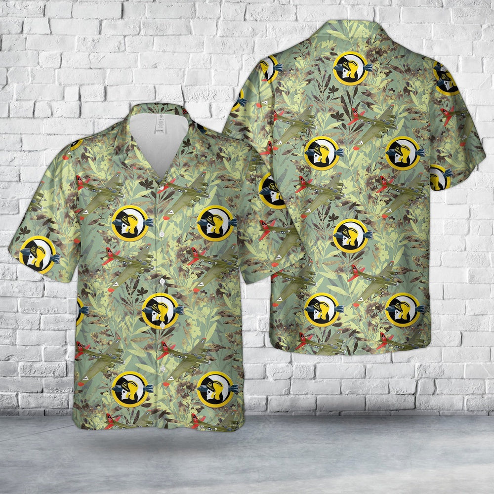 Army Hawaiian Shirt, Us Army Air Forces 533D Bombardment Squadron B-17G Dreambaby Hawaiian Shirt, Military Aloha Shirts