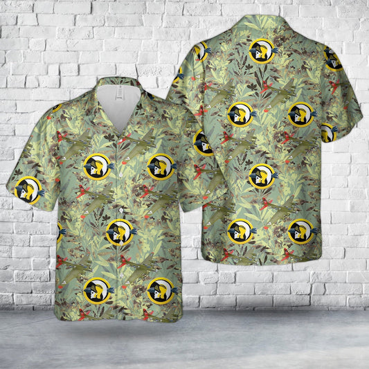 Army Hawaiian Shirt, Us Army Air Forces 533D Bombardment Squadron B-17G Dreambaby Hawaiian Shirt, Military Aloha Shirts