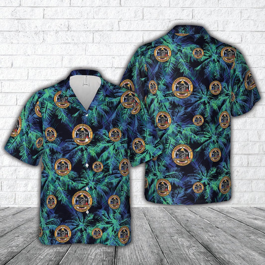 Army Hawaiian Shirt, Us Army Armor School Hawaiian Shirt, Military Aloha Shirts