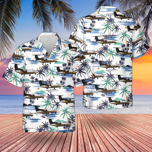 Army Hawaiian Shirt, Us Army Bombardier Dash 8-315 Hawaiian Shirt, Military Aloha Shirts
