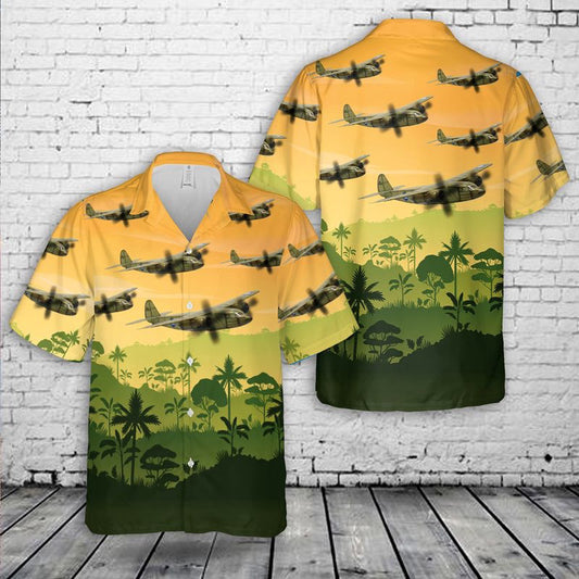Army Hawaiian Shirt, Us Army Cessna C-106 Loadmaster (Cessna P260) Hawaiian Shirt, Military Aloha Shirts