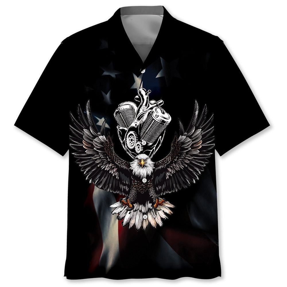 As An Old Biker I Say God Bless America Hawaiian Shirt, Funny Hawaiian Shirt, Usa Hawaiian Shirt, Vintage Hawaiian Shirts