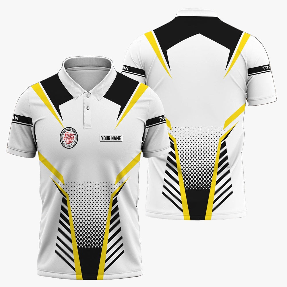 Atlantic Coast Line Railroad Polo Shirt, Unisex Train Polo Shirt