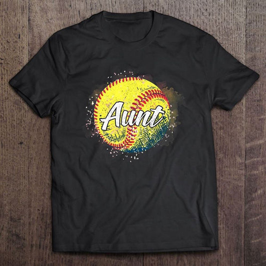 Aunt Baseball Softball Mothers Day T Shirt, Mother's Day Shirt, Gift For Mom, Shirt For Mom