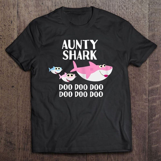 Aunty Shark Doo Doo Shirt Mother's Day Gift For Aunt Auntie T Shirt, Mother's Day Shirt, Gift For Mom, Shirt For Mom