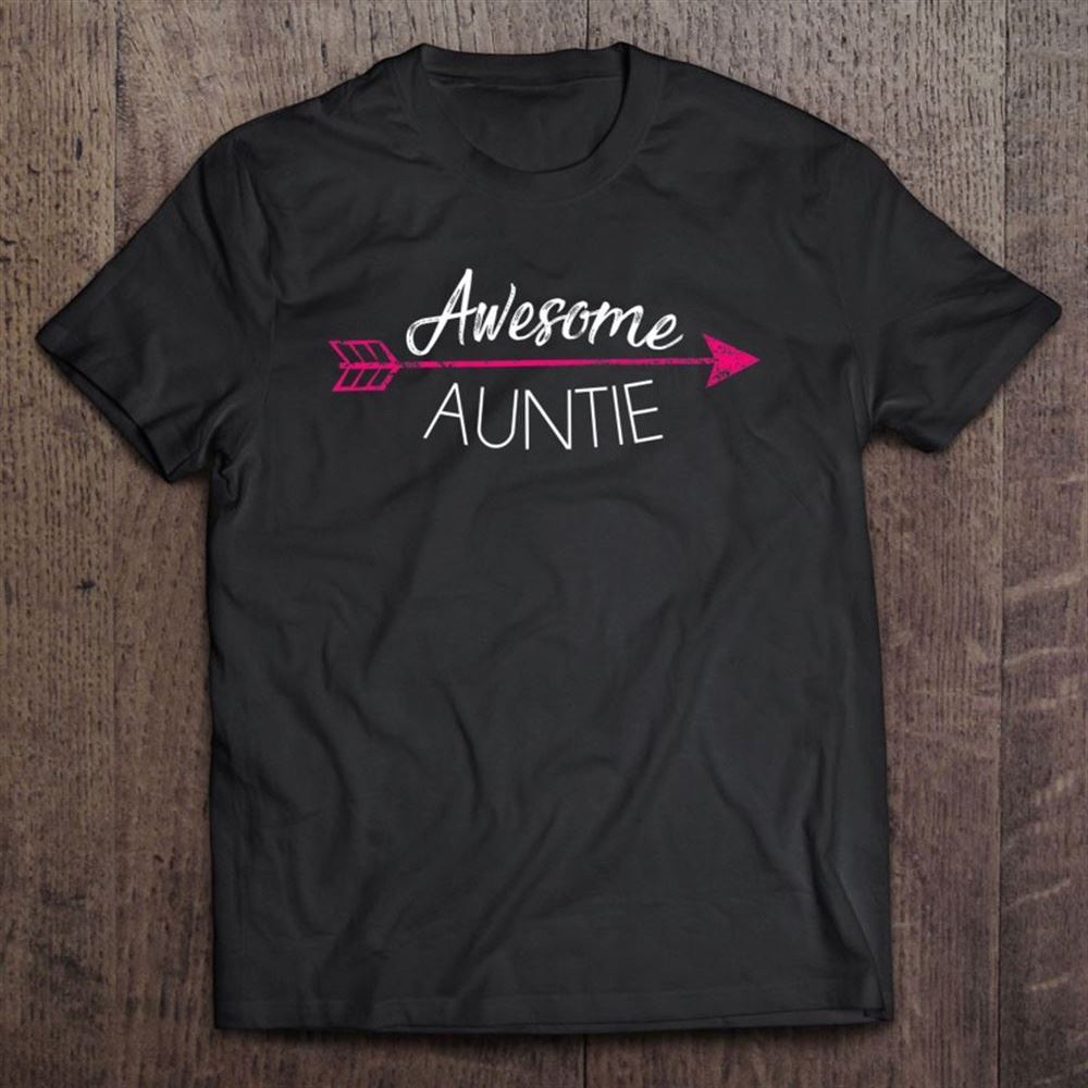 Awesome Auntie Shirt, Arrow Cute Mother's Day Gift T Shirt, Mother's Day Shirt, Gift For Mom, Shirt For Mom