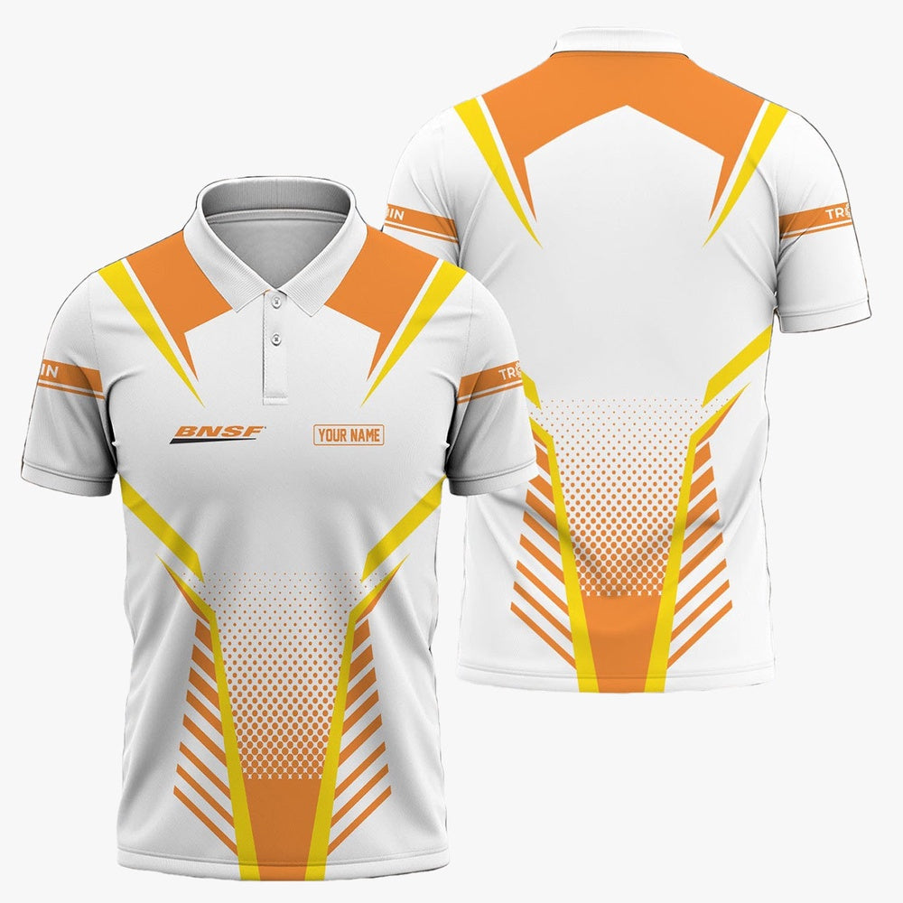 BNSF Railway Polo Shirt, Unisex Train Polo Shirt