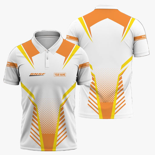 BNSF Railway Polo Shirt, Unisex Train Polo Shirt