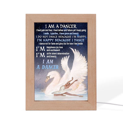 Ballet I Am A Dancer Frame Lamp, Mother's Day Night Light, Best Mom Ever, Gift For Mom