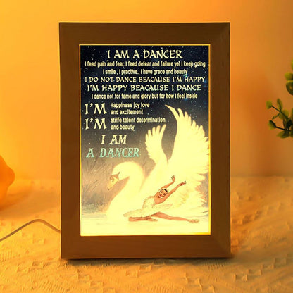 Ballet I Am A Dancer Frame Lamp, Mother's Day Night Light, Best Mom Ever, Gift For Mom