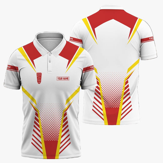 Bangor And Aroostook Railroad Polo Shirt, Unisex Train Polo Shirt