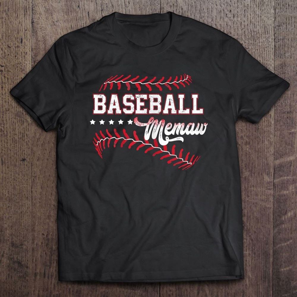 Baseball Memaw Funny Baseball Memaw Mothers Day Gift T Shirt, Mother's Day Shirt, Gift For Mom, Shirt For Mom