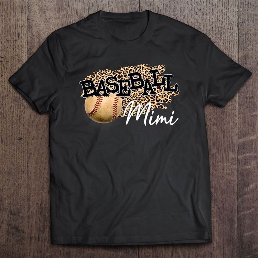 Baseball Mimi Leopard Mother's Day T Shirt, Mother's Day Shirt, Gift For Mom, Shirt For Mom