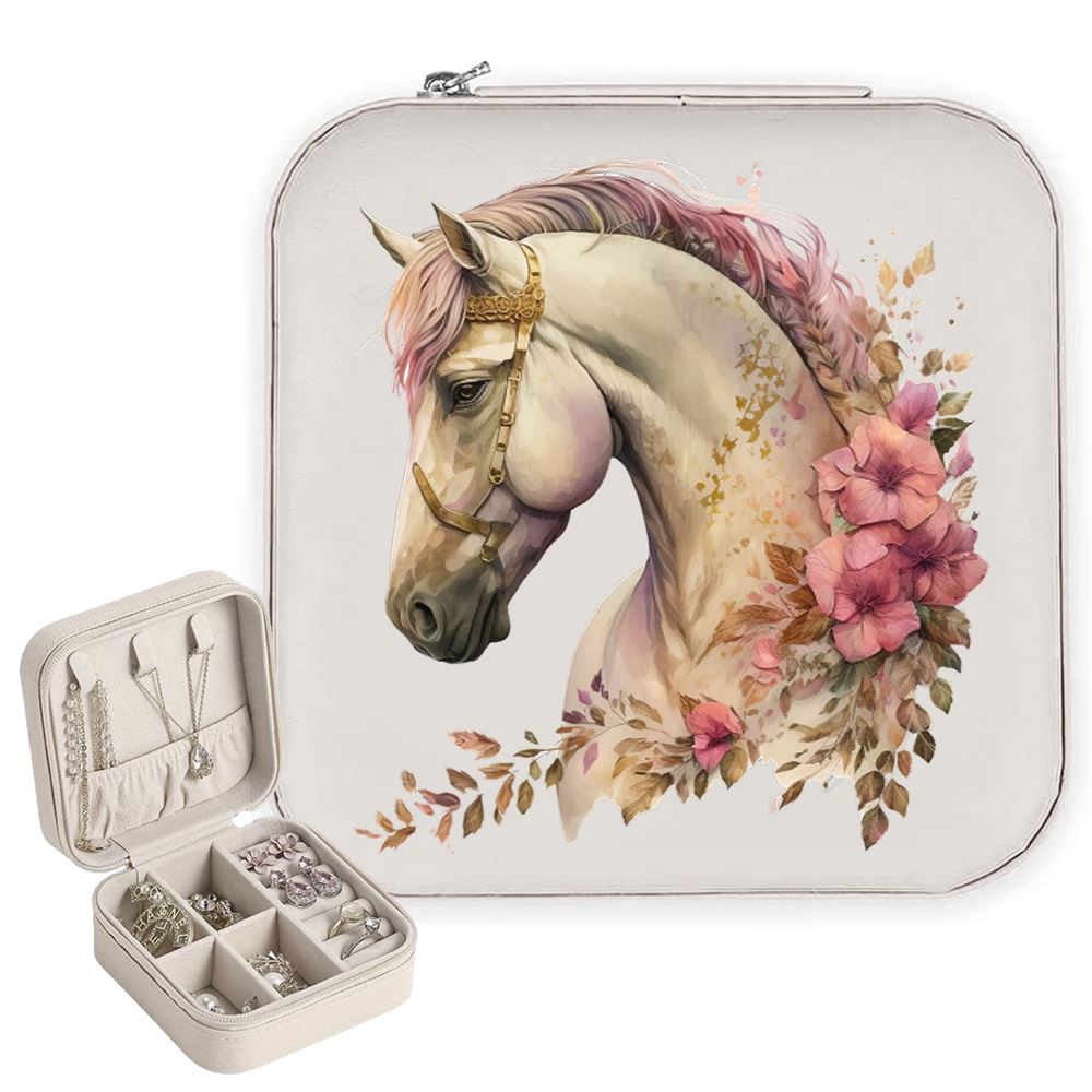 Beautiful Horse Jewelry Box, Gift For Horse Lover, Horse Girl Gift, Mother's Day Jewelry Case, Gift For Her