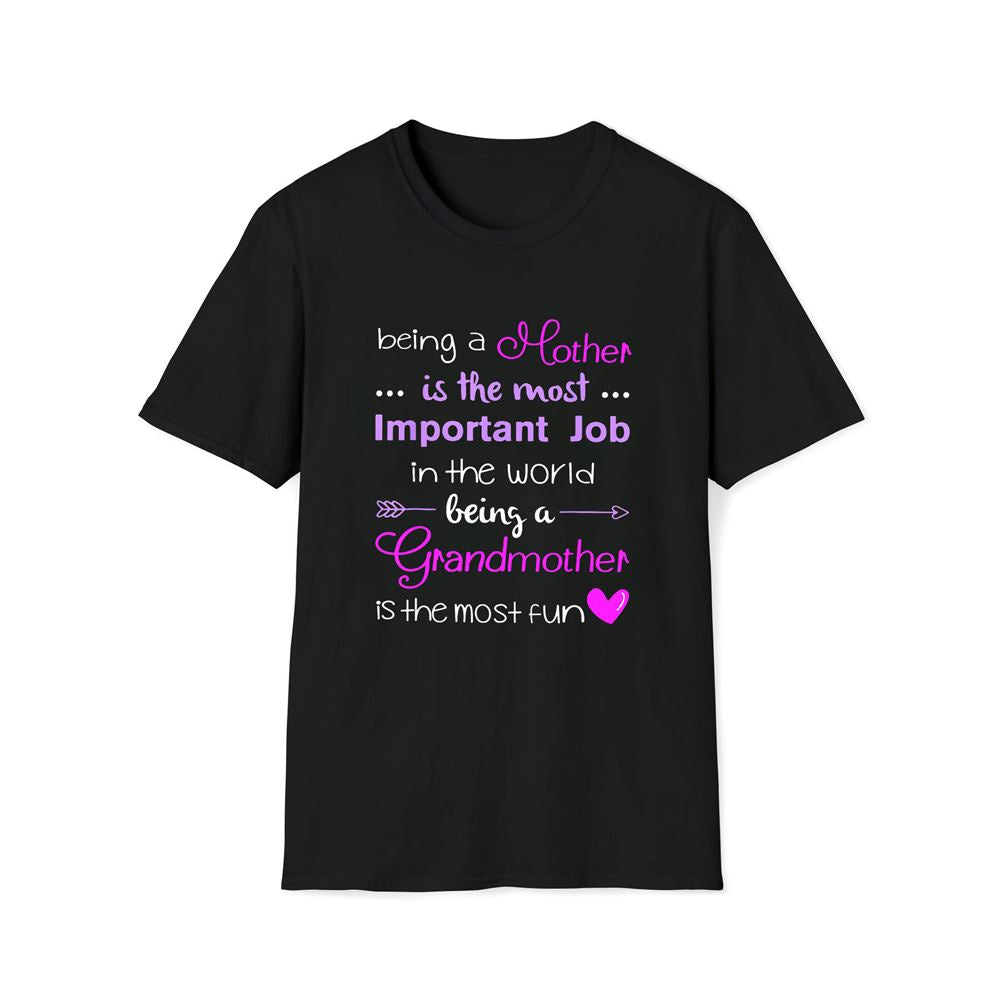 Being A Mother Is The Most Important Job Mother's Day Premium T Shirt, Mother's Day Premium T Shirt, Mother's Day Gift, Mom Shirt